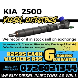 KIA 2500 diesel injectors for sale