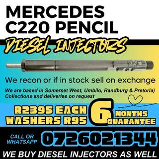 Mercedes C220 pencil diesel injectors for sale