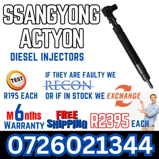 Ssangyong Actyon diesel injectors for sale