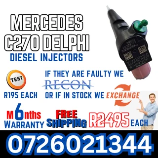 Mercedes C270 Delphi diesel injectors for sale