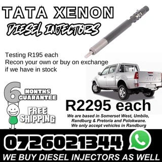 Tata Xenon 2.2L Diesel Injectors for sale
