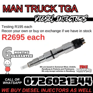 Man Truck Tga Diesel Injectors For Sale
