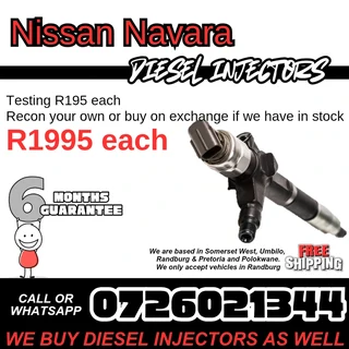 Nissan Navara Diesel Injectors for sale