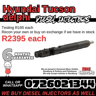 Hyundai Tucson Diesel Injectors for sale