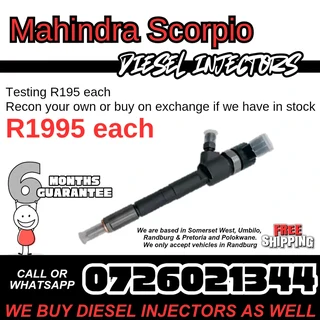 Mahindra Scorpio Diesel Injectors for sale