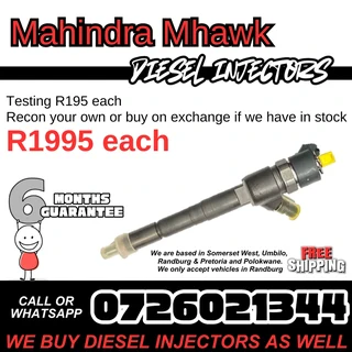 Mahindra Mahawk Diesel Injectors for sale