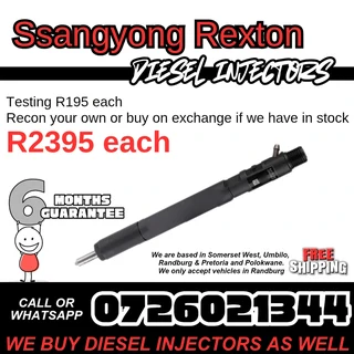Ssangyong Rexton Diesel Injectors for sale