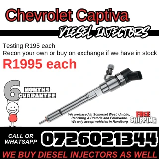 Chevrolet Captiva Diesel Injectors for sale