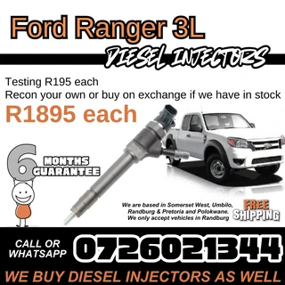 Ford Ranger 3L Diesel Injectors for sale