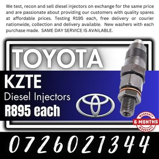 Toyota KZTE diesel injectors for sale