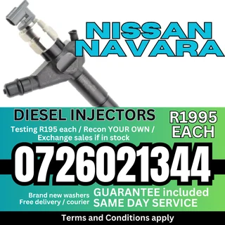 Nissan Navara diesel injectors for sale