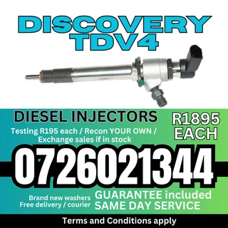 Discovery TDV4 diesel injectors for sale