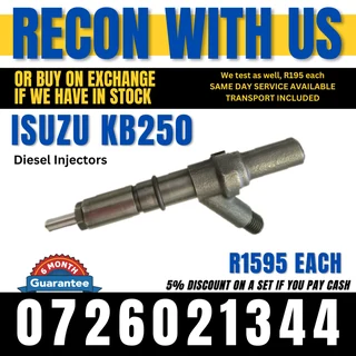 Isuzu KB250 diesel injectors for sale