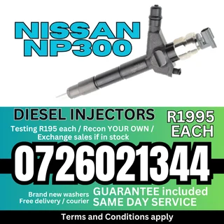Nissan NP300 diesel injectors for sale