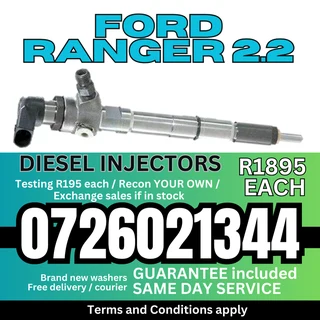 Ford Ranger 2.2L diesel injectors for sale