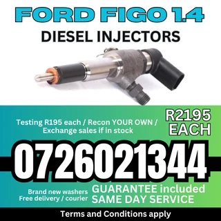 Ford Figo 1.4L diesel injectors for sale