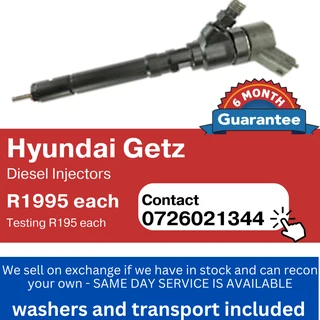 Hyundai Getz Diesel Injectors for sale