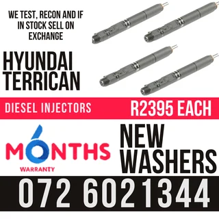 Hyundai Terrican Diesel Injectors for sale