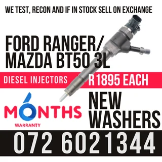 Ford Ranger 3L / Mazda BT50 3L Diesel Injectors for sale