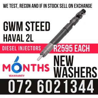 Gwm Steed / Haval 2l Diesel Injectors For Sale