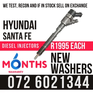 Hyundai Santa Fe Diesel Injectors for sale