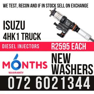 Isuzu 4hk1 Diesel Injectors for sale