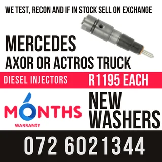 Mercedes Axor or Actros Truck Diesel Injectors for sale