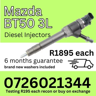 Mazda BT50 Diesel Injectors for sale