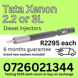 Tata Xenon 2.2 or 3L Diesel Injectors for sale