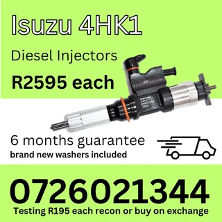 Isuzu 4HK1 Diesel Injectors for sale