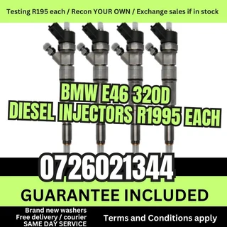 BMW E46 320D Diesel Injectors for sale