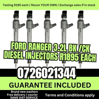 Ford Ranger 3.2L BK and CK Diesel Injectors for sale