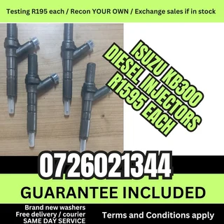 Isuzu KB300 Diesel Injectors for sale