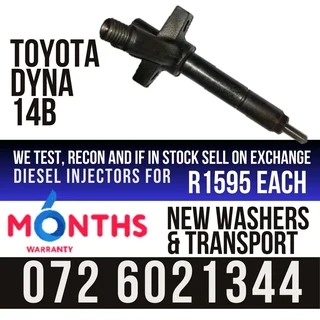 Toyota Dyna 14B Diesel Injectors for sale