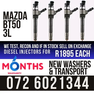 Mazda BT50 3L Diesel Injectors for sale