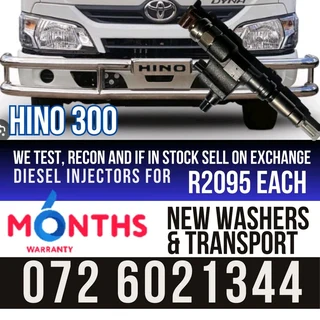 Hino 300 Diesel Injectors for sale
