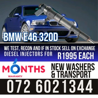 BMW E46 320D Diesel Injectors for sale