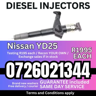 Nissan YD25 Diesel Injector Services