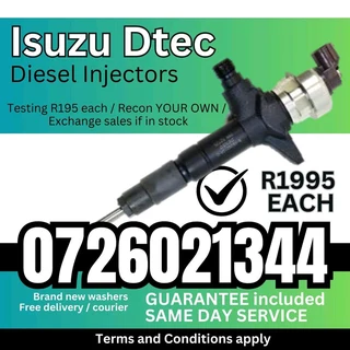 Isuzu Dtec Diesel Injectors for sale
