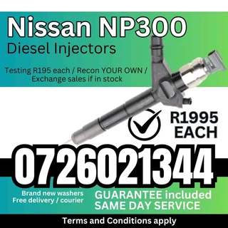 Nissan NP300 Diesel Injectors for sale