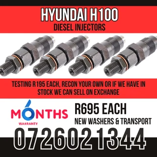 Hyundai H100 diesel injectors for sale