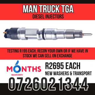 MAN Truck TGA diesel injectors for sale