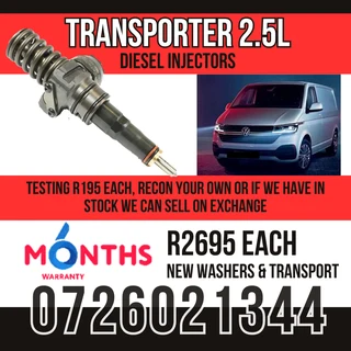 VW Transporter 2.5L diesel injectors for sale