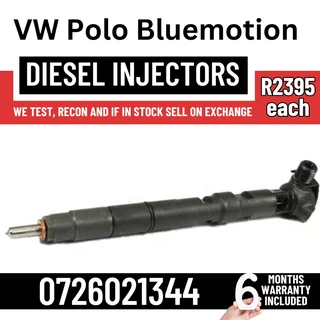 VW Polo Bluemotion 1.2 Diesel Injectors for sale