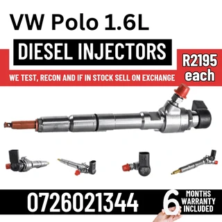 VW Polo 1.6L Diesel Injectors for sale