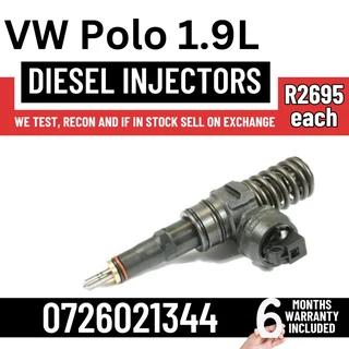 VW POLO 1.9L Diesel Injectors for sale