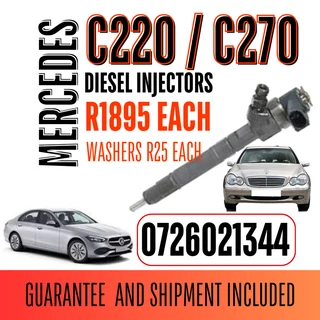 Mercedes C220 / C270 diesel injectors for sale