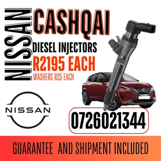 Nissan Cashqai diesel injectors for sale