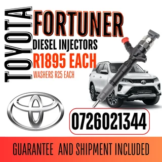 Toyota Fortuner diesel injectors for sale