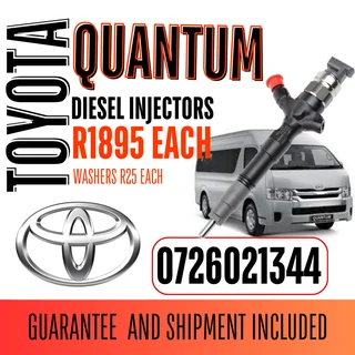 Toyota Quantum diesel injectors for sale